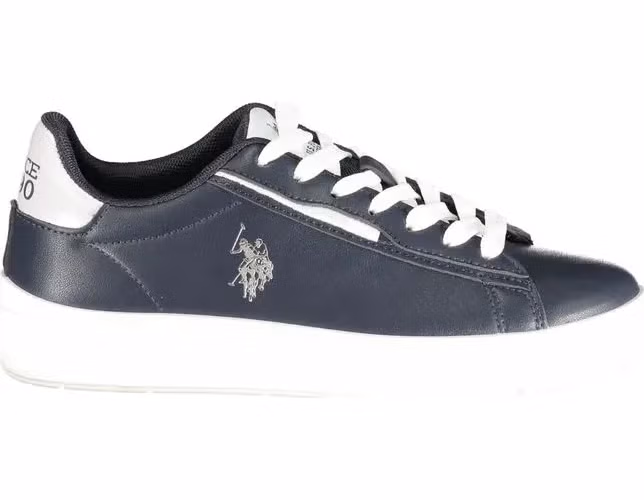 Blue Polyurethane Women's Sneaker