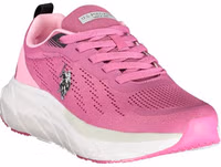 Pink Polyurethane Women Sneaker 2