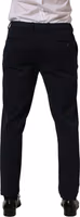 Black Cotton Tapered Leg Dress Trouser Pants 2
