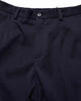 Black Cotton Tapered Leg Dress Trouser Pants 3
