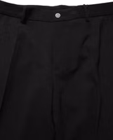 Black Wool Straight Men Dress Trouser Pants 1
