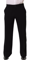 Black Wool Straight Men Dress Trouser Pants 2