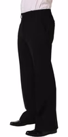 Black Wool Straight Men Dress Trouser Pants 3