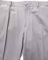 Gray Wool Tapered Men Dress Trouser Pants 2
