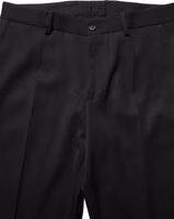 Black Wool Tapered Men Dress Trouser Pants 1