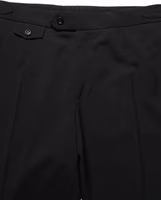 Black Tapered Leg Men Dress Trouser Pants 1