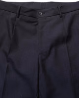 Black Wool Tapered Leg Dress Trouser Pants 4