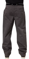 Dark Gray MidWaist Straight Men Trouser Pants 3