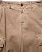 Brown Mid Waist Cargo Straight Trouser Pants 1