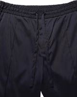 Black Nylon Straight Jogger Sweatpants Pants 1