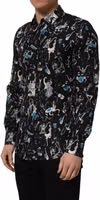 Black Jazz Club Cotton GOLD Fit Dress Shirt 3