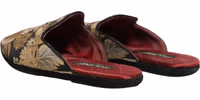 Black Floral Jacquard Flats Sandals Men Shoes 3