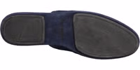 Blue Suede Slides Flat Slipper Men Shoes 1