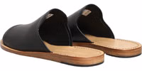 Brown Leather Slides Sandals Flats Men Shoes 5