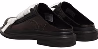 Brown Leather Slip On Flat Sandals Men Shoes 5