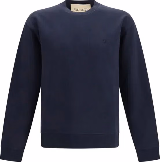 Blue Cotton Sweatshirt