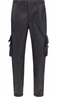 Black Polyamide Athletic Pants 1