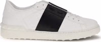 White Calf Leather Bos Taurus Low Top Sneakers 1