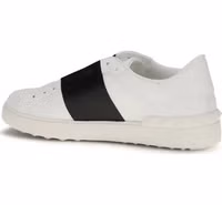 White Calf Leather Bos Taurus Low Top Sneakers 3