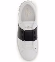 White Calf Leather Bos Taurus Low Top Sneakers 4