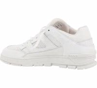 White Calf Leather Bos Taurus Athletic Sneakers 3