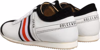 Black White Leather Suede Low Top Sneakers Shoes 5
