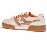 Multicolor Leather Athletic Sneakers 3