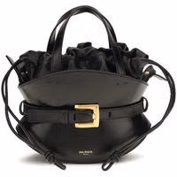 Black Calf Leather Bos Taurus Shoulder Bag 1