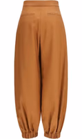 Brown Linen Casual Pants 2