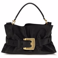 Black Calf Leather Bos Taurus Handbag 1