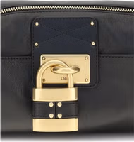 Black Calf Leather Bos Taurus Shoulder Bag 4