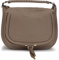 Beige Calf Leather Bos Taurus Shoulder Bag 1