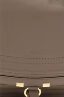 Beige Calf Leather Bos Taurus Shoulder Bag 4