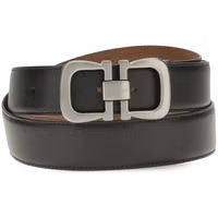Black Calf Leather Bos Taurus Regular Belt 1