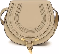 Beige Calf Leather Bos Taurus Shoulder Bag 1
