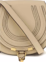 Beige Calf Leather Bos Taurus Shoulder Bag 4
