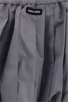 Gray Polyester Mini Skirt 3