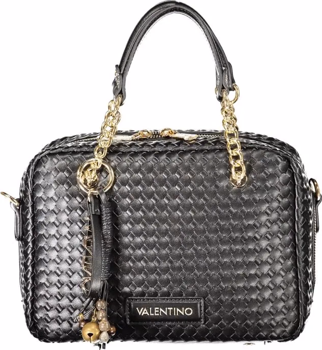 Black Polyurethane Women's Bag