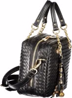 Black Polyurethane Women's Bag 3