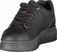 Black Polyester Men's Sneaker 3