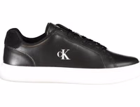 Black Polyurethane Men's Sneaker 1