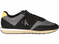 Black Polyester Men's Sneaker 1