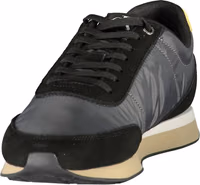 Black Polyester Men's Sneaker 3