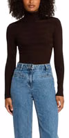 Brown Viscose Turtleneck 1