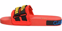 Red Neoprene Slides Flats Beachwear Shoes 4