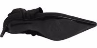 Black Stretch Socks Heels Ankle Boots Shoes 2