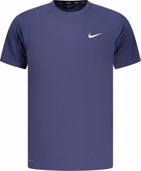 Blue Polyester Men's T-Shirt