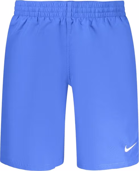 Blue Polyester Men Swimwear
