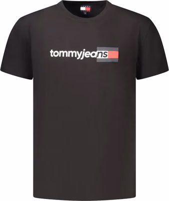 Black Cotton Men's T-Shirt