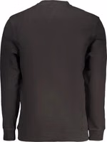 Black Cotton Men's Sweatshirt 2